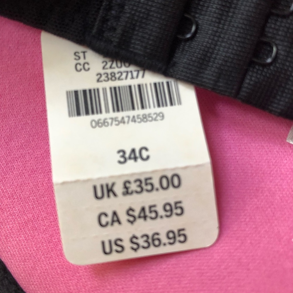 NEW /tags PINK brand bra